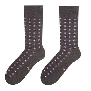 Pánské ponožky MORE 051 - Výprodej MELANGE CIEMNO SZARY 43/46