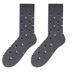 Pánské ponožky MORE 051 - Výprodej MELANGE SZARY 43/46