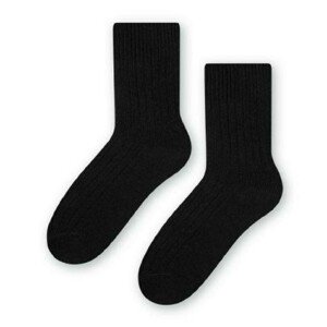 Pánské vlněné ponožky 093 černá 41-43