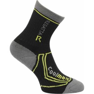 Dětské funkční ponožky RKH034 REGATTA  TrekTrail Černé 32-34