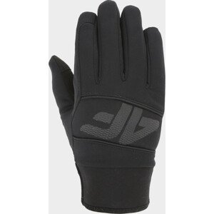 Softshellové rukavice 4F REU104 Černé Černá M