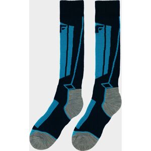 Chlapecké lyžařské ponožky 4F JSOMN400 Modré Modrá 33-35