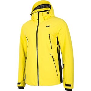 Pánská lyžařská bunda 4F KUMN012 Žlutá Žlutá L