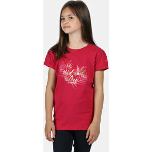 Dětské tričko REGATTA RKT106 Bosley III Růžové 13 let