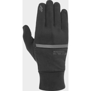 Běžecké rukavice 4F REU101 Černé Černá M