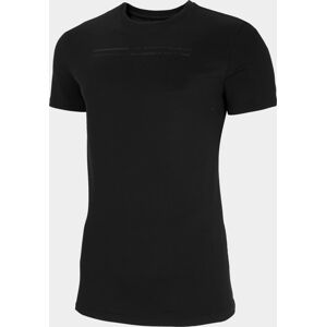 Pánské tričko 4F TSM202 Černé Černá XL