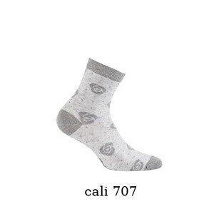 Dámské vzorované ponožky Gatta Cottoline G 84.01N browncoal 39-41