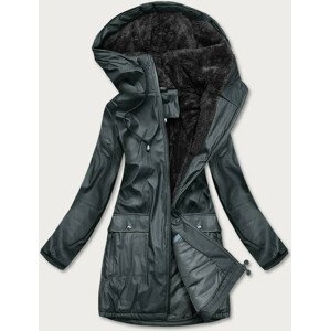 Černozelená voděodolná dámská bunda typu bundy do bouřky (H1000-01)