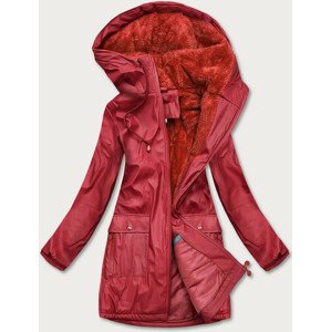 Červená voděodolná dámská bunda typu bundy do bouřky (H1000-19) czerwony S (36)