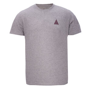 APELVIKEN - pánské  triko s krátkým rukávem - Grey - 2117 3XL