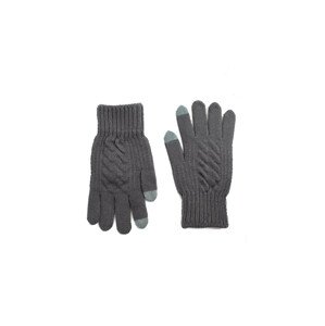 Pánské rukavice Art 20314 Minimalistický vzor grey 25 cm