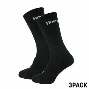 3PACK ponožky Horsefeathers černé (AA1077A) M