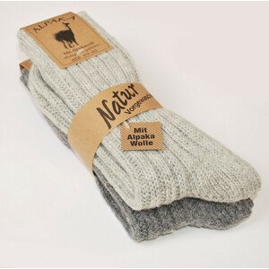 Ponožky WiK 20901 Alpaka Natur A'2 beżowy jasny-beżowy 43-46