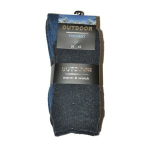 Pánské ponožky WiK 20654 Outdoor Thermo A'2 czarny-grafitowy 39-42