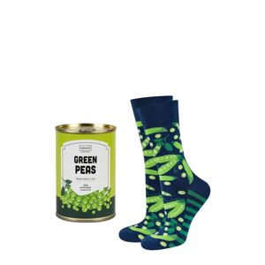 Pánské ponožky Soxo Canned Green Peas navy 40-45