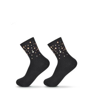 Dámské ponožky s flitry Be Snazzy SK-48, 36-41 černá 36-41