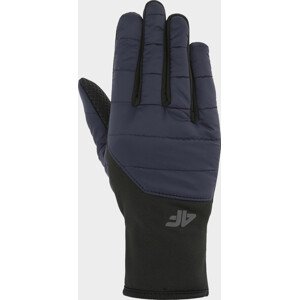 Unisex rukavice 4F REU201 Tmavě modré Modrá M