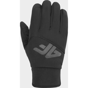 Unisex softshellové rukavice 4F REU100 Černé L
