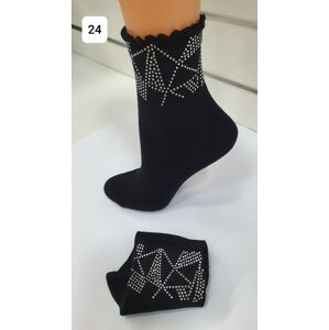 Dámské ponožky Magnetis 62 Zirconia Triangles černá