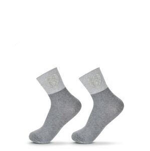 Dámské ponožky s ozdobami Be Snazzy SK-50, 36-41 jasny popiel 36-41