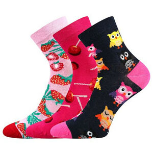 3PACK dětské ponožky Lonka vícebarevné (Dedotik - Mix B) 30/34