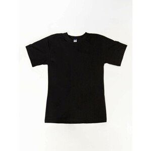 Pánské černé bavlněné tričko 2XL