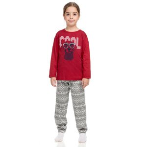 Vamp - Pohodlné dětské pyžamo 15680 - Vamp red flame m