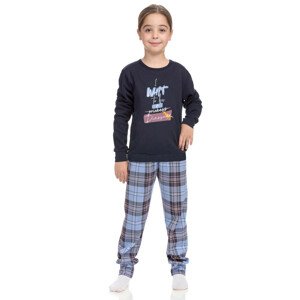 Vamp - Dvoudílné dětské pyžamo 15435 - Vamp blue m