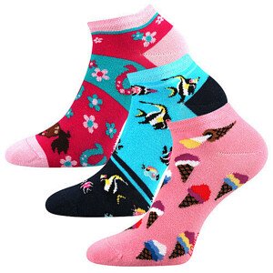 3PACK dětské ponožky Lonka vícebarevné (Dedonik - Mix B) 30/34