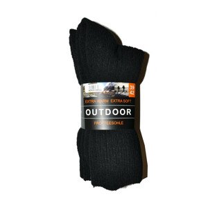 Pánské ponožky WiK 21145 Outdoor Extra Warm A'3 černá 39-42