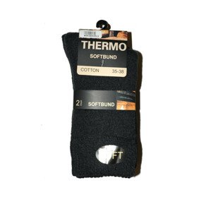 Pánské ponožky WiK 38415 Thermo Soft Bund A'2 grafitowy 35-38