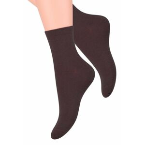 Dámské ponožky 037 brown - Steven hnědá 35/37
