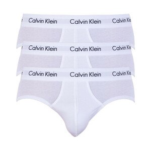 3PACK pánské slipy Calvin Klein bílé (U2661G-100) XL