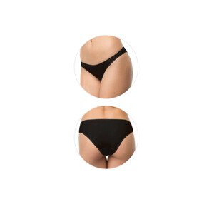 Vamp - Pohodlné jednobarevné dámské kalhotky - set 03500 - Vamp black s