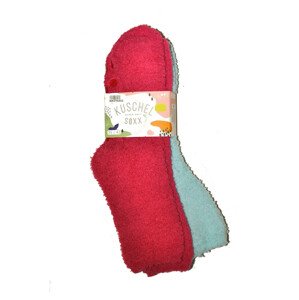 Dámské ponožky WiK 37419 Happy Kuschel Super Soft ABS A'2 fuksja-błękitny 35-42