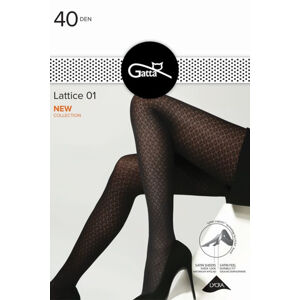 Dámské punčochové kalhoty Gatta Lattice 01 Nero 3-m