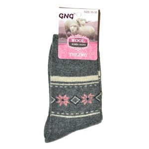 Dámské ponožky Ulpio GNG 3361 Thermo Wool błękitny 35-38