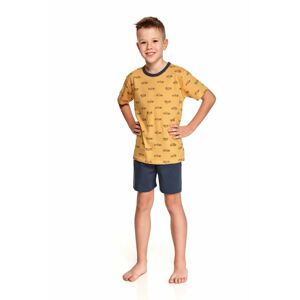 Chlapecké pyžamo 391 Max - TARO žlutá 128