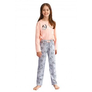 Dívčí pyžamo 2615 Sarah pink - TARO Růžová 116