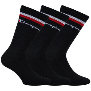 3PACK ponožky Champion černé (Y0B0A-9YW) S