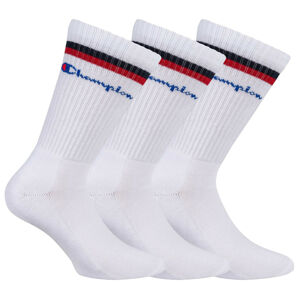3PACK ponožky Champion bílé (Y0B0A-9YX) S