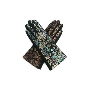 Dámské rukavice Art Of Polo 20319 Mirabella multicolor-black 24.5 cm