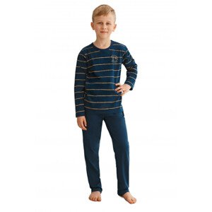 Chlapecké pyžamo 2621 Harry dark blue - TARO tmavě modrá 104