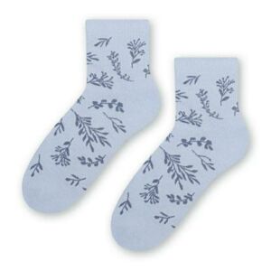 Dámské vzorované ponožky 099 Modrá 35-37