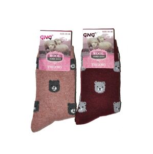 Dámské ponožky Ulpio GNG 3027 Thermo Wool Béžová 35-37