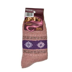 Dámské ponožky Ulpio GNG 9918 Thermo Wool grafitowy 35-38