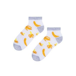 Dámské ponožky Steven 114-022 biel/banan 35-37