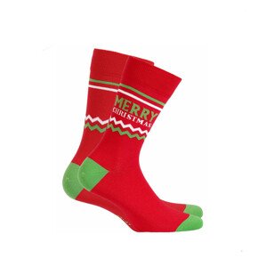 Pánské ponožky Wola W94.155 Sváteční, vánoční browncoal 39-41