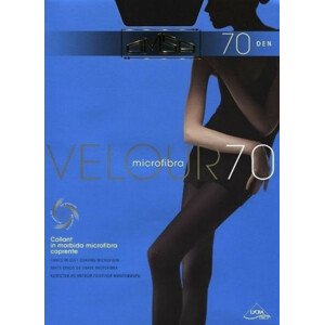 Dámské punčochové kalhoty Velour 70-5 nero XL