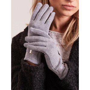 Klasické rukavice v šedé barvě M/L